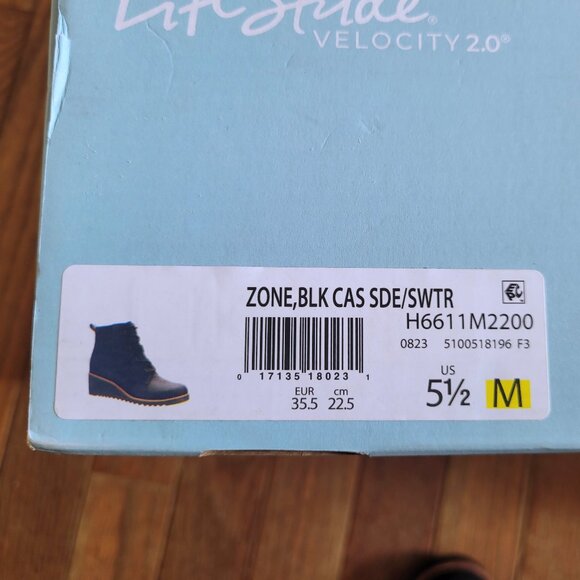 NIB Lifestride Wedge Heel Bootie, Size 8.5 - Picture 9 of 10